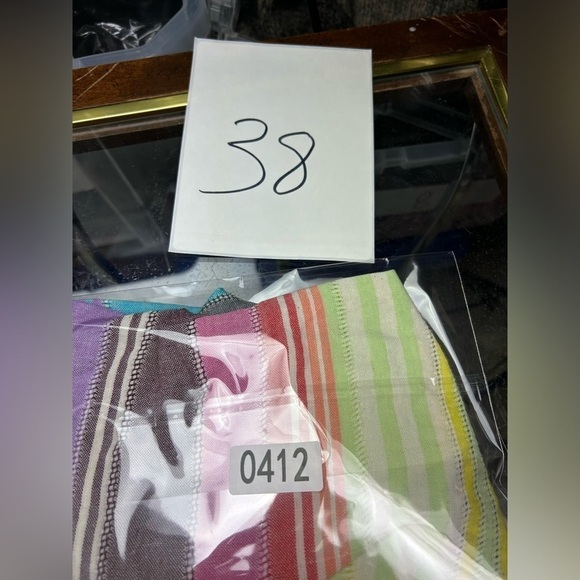 Mara Hoffman Tank Top Linen Blend Striped Size S Multicolor boho - Picture 7 of 8